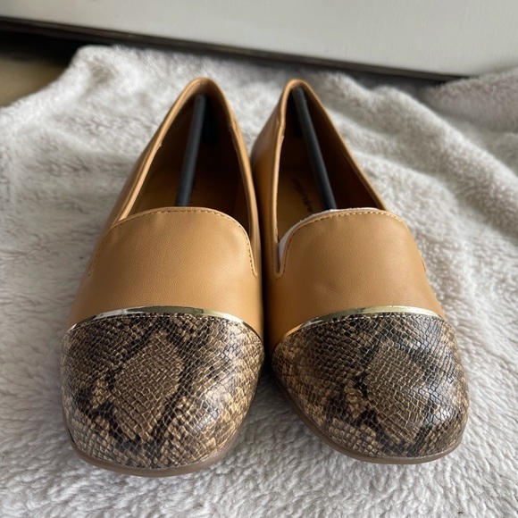 Comfortview New in box  camel reptile loafer slip on shoe - Picture 2 of 11